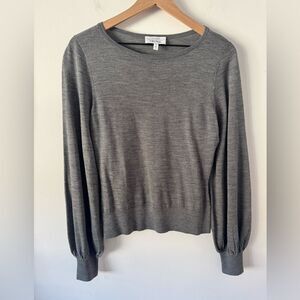 SALE! - & Other Stories Gray Puff Sleeve Sweater Small
